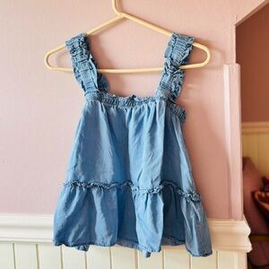 Blu Pepper Ruffled Sleeveless Blouse
